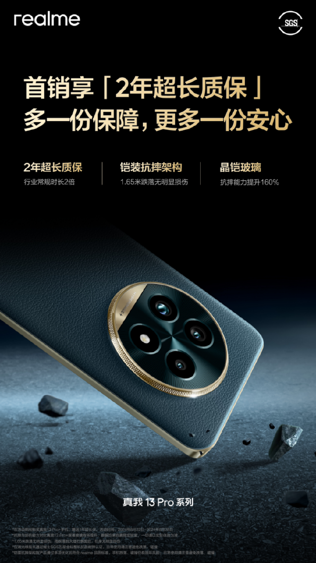 真我13 Pro系列发布：首发索尼LYT-600潜望长焦 设计灵感来自莫奈-第7张图片