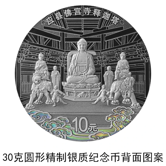 央行最新纪念币：来自山西的千年木塔-第6张图片
