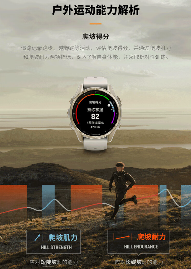 佳明 Fēnix 8 户外系列智能手表发布：100+ 运动模式、双版本可选，7980 元起-第6张图片