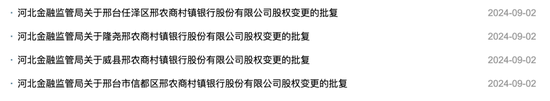 最新批复！同意收购三家银行-第4张图片