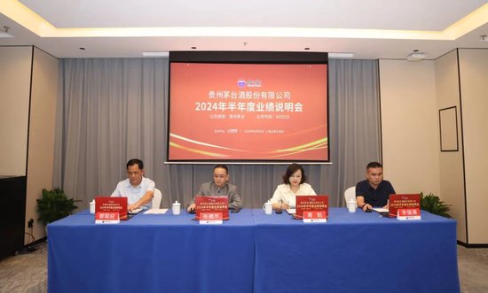 贵州茅台酒股份有限公司2024年半年度业绩说明会召开-第1张图片