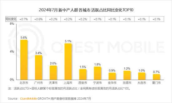 2024新中产人群洞察报告：2.57亿新中产，北上广天宁占比近2成-第7张图片