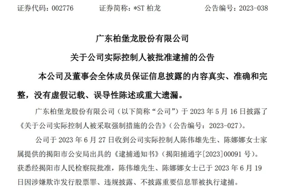广东柏堡龙收检察院起诉书，涉及欺诈发行股票罪、违规披露、不披露重要信息罪-第8张图片