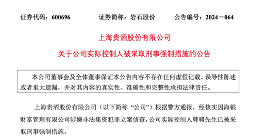 采取刑事强制措施！A股实控人涉海银财富非法集资案，超2亿股被司法冻结！-第1张图片