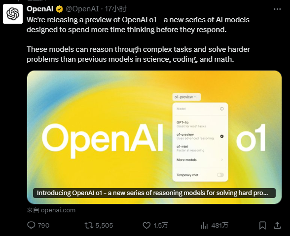 五大维度评测OpenAI全新o1模型：代码编写、游戏制作等能力“惊艳”，事实性知识却“翻了车”-第1张图片