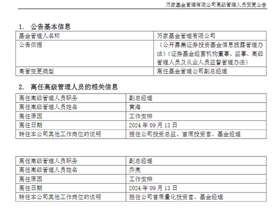 又见公募基金高管变动-第1张图片