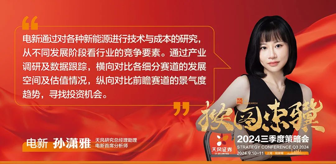首席观点·先进制造篇 | 天风证券“按图索骥”2024三季度策略会观点合集-第2张图片
