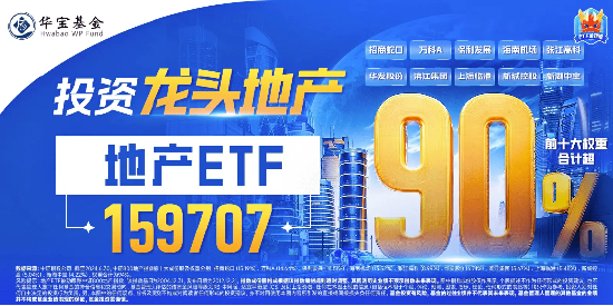 8只龙头地产封板！地产ETF（159707）霸气涨停斩获十连阳，万科A反弹超27%！基金经理火线解读-第3张图片