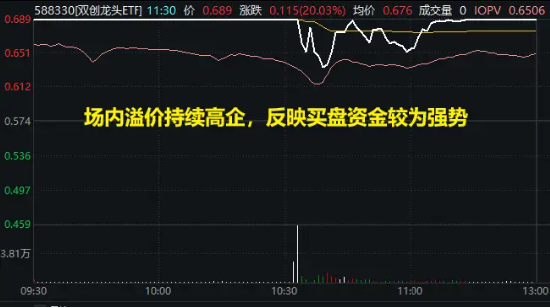 主力资金大举加码权重板块，双创龙头ETF（588330）封死涨停板，标的指数近9成成份股涨超10%！-第2张图片