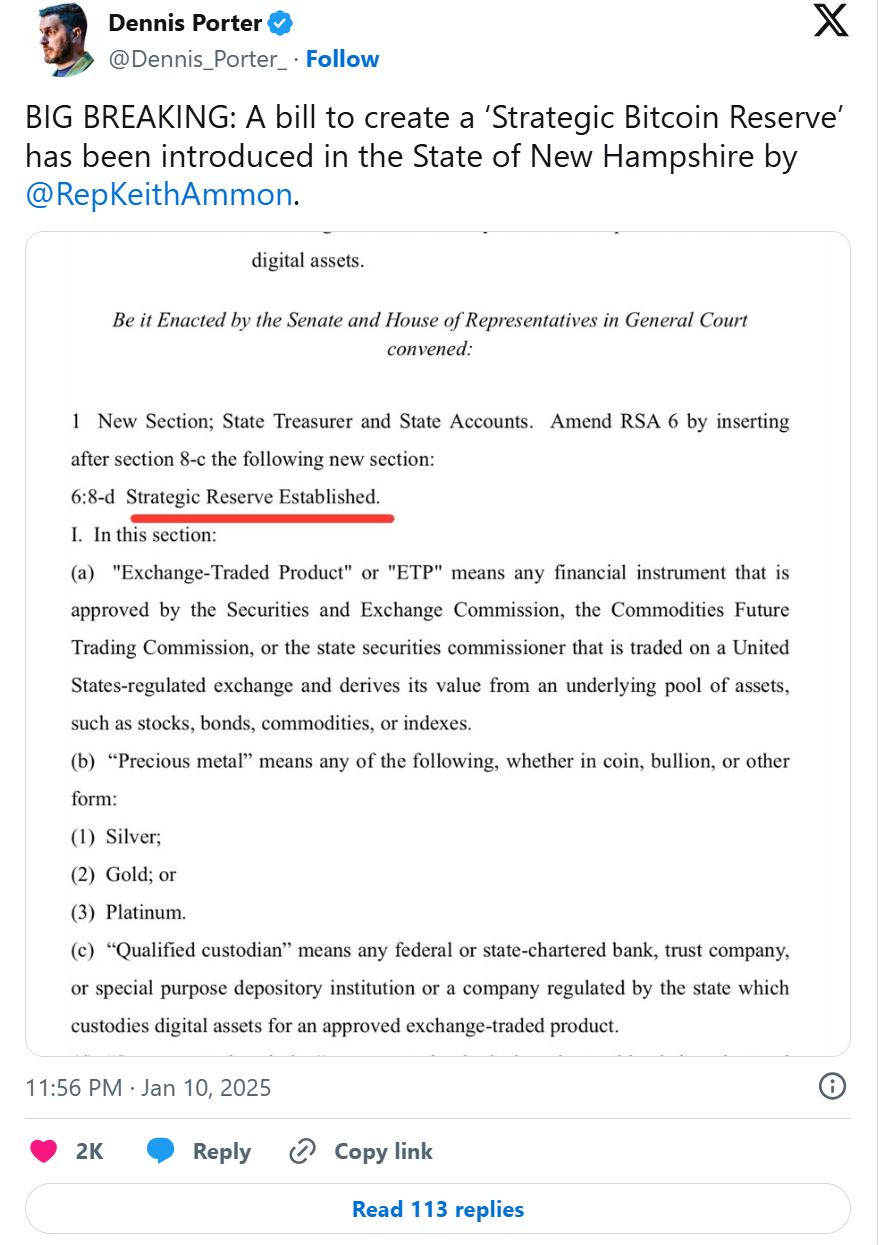 美国八州抢跑!战略比特币储备立法大战一触即发?-第3张图片