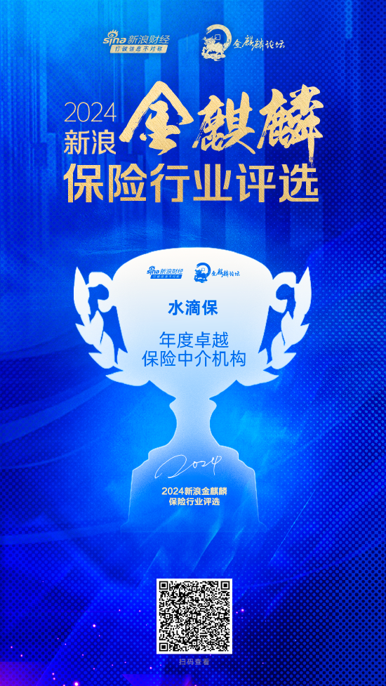 水滴保获评“年度卓越保险中介机构”-第1张图片