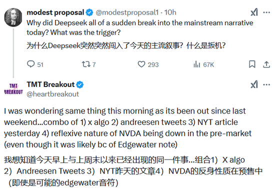 一夜间，DeepSeek在美国刷屏，股民们焦虑“这是在做空英伟达吗？”-第3张图片