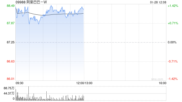 阿里巴巴-W1月24日斥资998.18万美元回购90.72万股-第1张图片