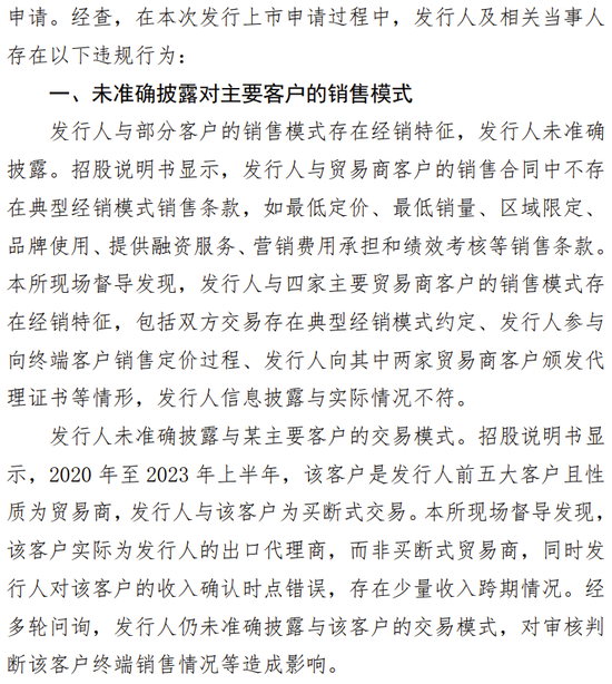 海通证券、致同会所收监管函！两保代两会计师及IPO发行人被通报批评-第16张图片