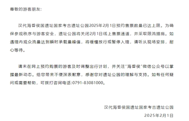 多个热门博物馆春节假期已约满 部分景区暂停线上售票-第3张图片