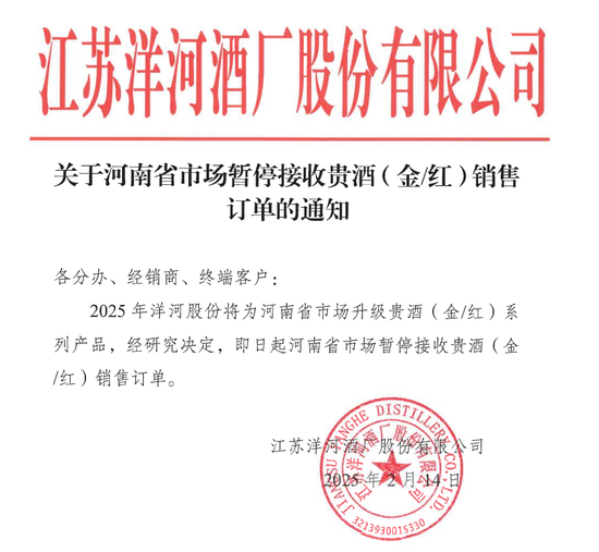 贵酒(金/红)河南市场停货-第1张图片