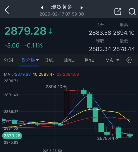 大行情突袭！金价短线跳水近16美元 俄乌传大消息、特朗普将很快与普京会面-第2张图片