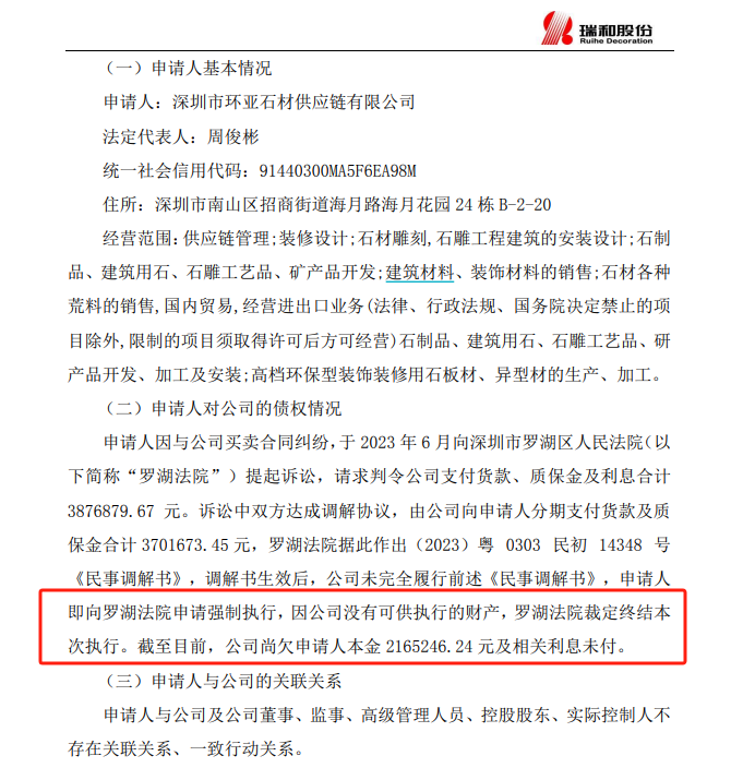 瑞和股份“追光”十年失败告终？ 深陷债务泥潭面临重整 营收规模逐年萎缩累亏16亿-第5张图片